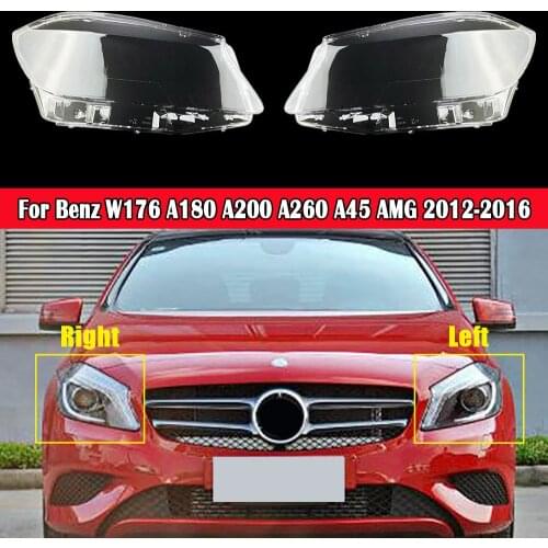 Car Headlight Headlamp Light Glass Lens Case Auto Shell For Mercedes-Benz W176 A180 A200 A260 A45 AMG 2012 2013 2014 2015 2016