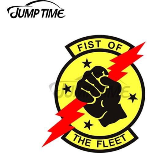 JumpTime 13 x 5.9cm For VFA-25 Fist Of The Fleet Personality Creative Car Decal Waterproof Graffiti Sticker Occlusion Scratch