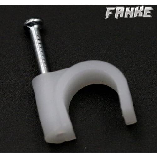 18MM 100pcs/bag Circle nail cable clip wire clip