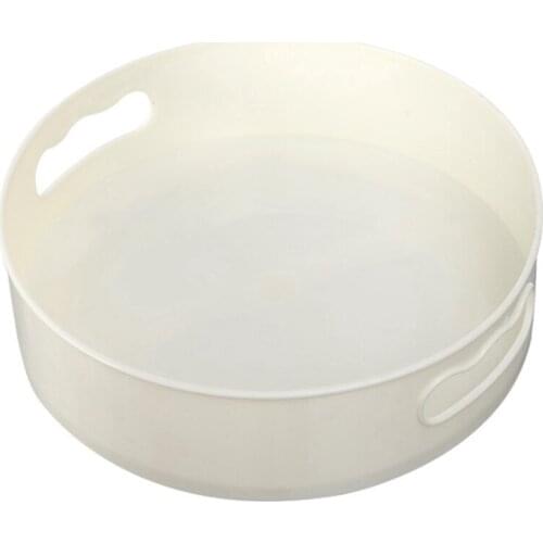 Rotating Tray Turntable Kitchen Storage Containers for Spice Jar Food Snack Tray Non Slip Dried Storage Plate