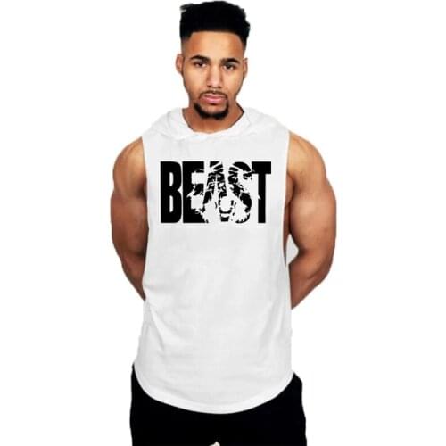 Muscleguys Brand clothing Bodybuilding hoodie Shirt Fitness Men Tank Top Muscle Vest Stringer Undershirt DO THE WORT TankTop