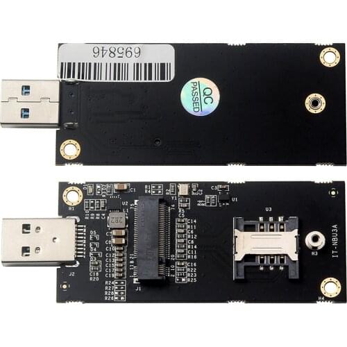 NGFF to USB adapter with SIM card slot usb 3.0 fast speed Key B Transfer card For NGFF SIM7906E-M2 EM20-G EM12-G EM05-E EM06-A