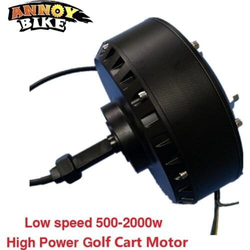 Low Speed 500-2000W Brushless DC High Power Single Side Wheel Hub Motor Golf Cart Motor