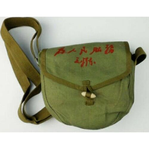 ORIGINA SURPLUS MILITARY COLLECTIBLES Chinese 1956 56 Drum Magazine Pouch Messenger Bag