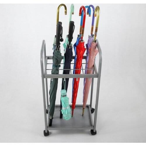 Umbrella Stand Holder Umbrella Storage Rack Metal 12 Holes Barrel Home Office Use Cylinder Barrel