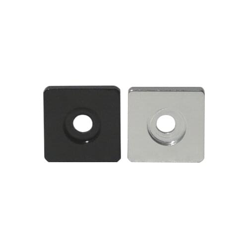 3D printer openbuilds parts cover the plate of aluminum and pieces film blasting black