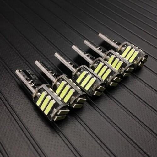 T10 11-SMD 7020 LED Car Bulb License Side Turn Signal Plate Lights Dome Lamp Long lifespan No Wiring Required 12V White