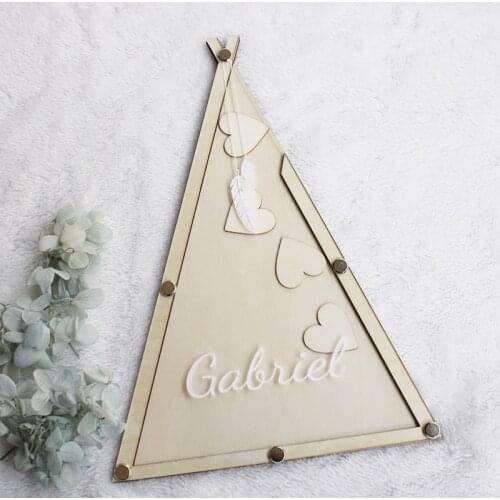 Tipi Teepee Guestbook Kids Teepee Childrens Teepee Nursery Decor Baby Shower Gift Drop Box Guest Book Baby Boy Gift Baptism Gift