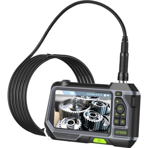 3.9mm 5.5mm 7.6mm Industrial Endoscope Camera 720P with 5inch IPS Screen IP67 Waterproof Borescope for Car Pipe Inspection