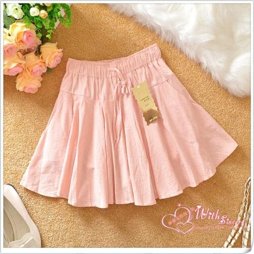 White Black Chiffon Summer Bow Shorts Skirt Women Fashion Korean High Waist Tutu Pleated Mini Aesthetic Skirt Female Culotte New