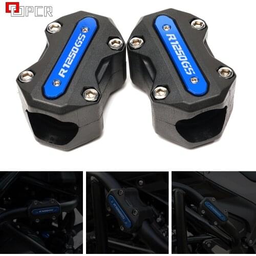 LOGO R1250GS Motorcycle Engine Guard Bumper Protection Decorative Block Crash Bar For BMW R 1250GS R 1250 GS Adventure ALL YEAR
