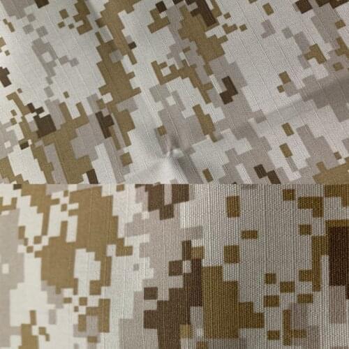 1.45M Width Desert Camouflage Fabric Polyester Cotton Mosaic Soft Durable Cloth for DIY Army Uniform Military Training Suits