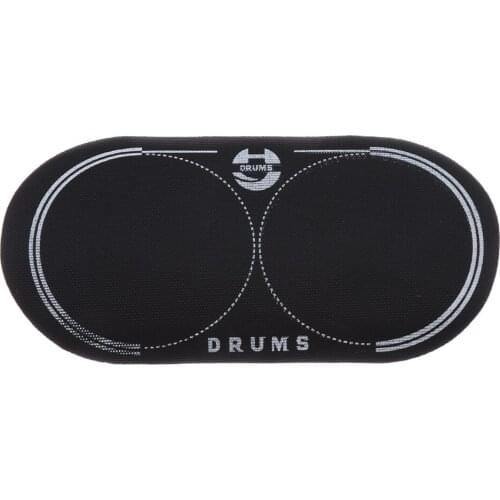 3 Pieces Double Bass Drum Patch Protector for Percussion Instrument Accessory