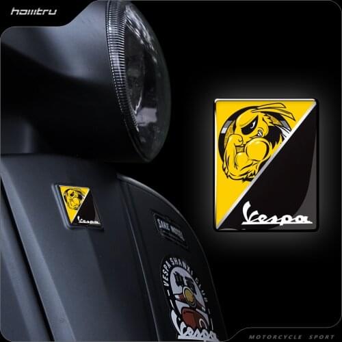 3D Motorcycle Sticker Case for PIAGGIO VESPA Emblem Logo Granturismo 946 ET2 ET4 50 125 150