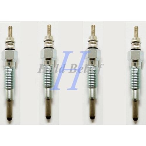 4PCS Glow Plugs for Kubota 1402 1702 1902 Bobcat 643 743 743B