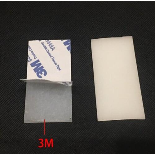 65*130*2 65x130x2 70*140*2 70x140x2 75*150*2 75x150x2 White Silicone Rubber Cushion 3M Glue Stick Self-Adhered Sealing Gasket