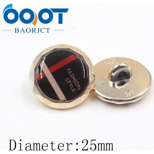 OOOT BAORJCT A-19701-736,10pcs,25mm High quality fashion buttons,Sweater,cardigan,coat DIY clothing accessories materials