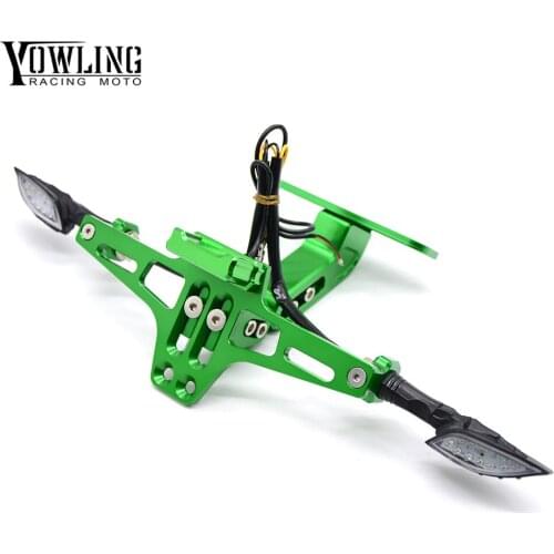 For yamaha kawasaki motorcycle accessories Universal Fender License Plate Bracket Tail fz1 z1000 r3 mt 09 fz6 tmax ninja z750 r6