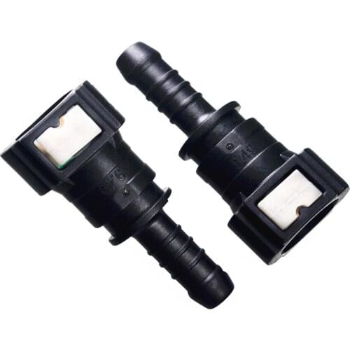 Auto parts Fuel Line Fitting Connector,SAE3/8" Elbow Plastic Coupling Large Hose Connector