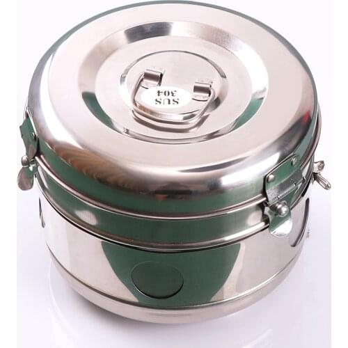 Storage tank thickened 304 stainless steel storage tank stretch type sterilization pot bucket storage tank gauze cotton ball ste