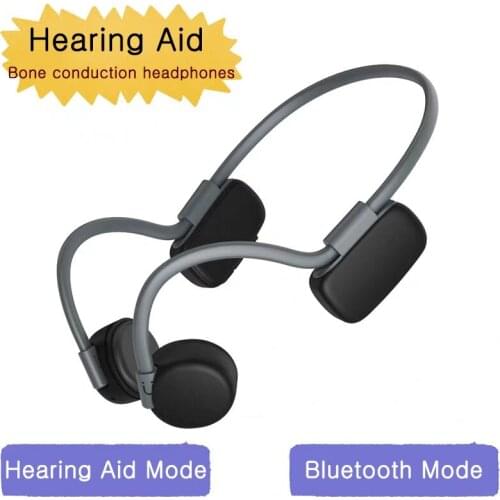 BH528Pro Hearing Aid Headset Bluetooth 5.0 Wireless Sweatproof and Waterproof Bone Conduction Bluetooth Headset Fone Sem Fio