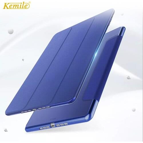 Case For Apple iPad 7th Generation 10.2 Funda Smart Stand TPU Soft Cover For iPad Air 2 9.7 2017 2018 Pro 10.5 Air 3 10.5 Case