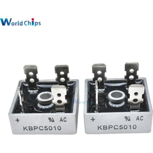 5PCS KBPC5010 diode bridge rectifier diode 50A 1000V KBPC 5010 power rectifier diode electronica componentes