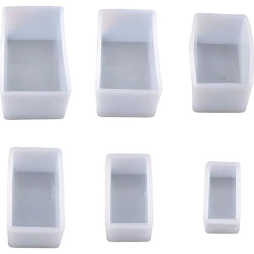 Epoxy Resin Mold Resin Dried Flower Filling Cuboid Ornaments DIY Silicone Mould