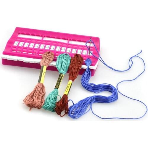 30 Positions Cross Stitch Row Line Tool Set Sewing Tools Sewing Needles Holder Embroidery Floss Thread Organizer DIY 3 Colors
