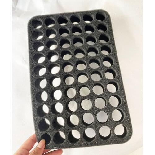 Kexinzu 60 Slot Foam Hole Diamond Painting Cross Stitch Accessories Tool Container Storage 5D Embroidery Mosaic Gift For case