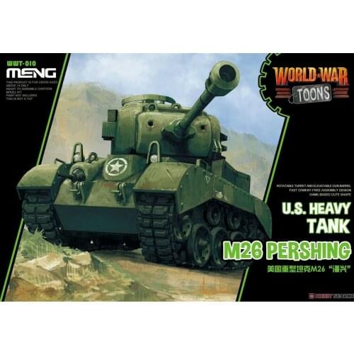Meng Model WWT010 U.S. Heavy Tank M26 Pershing (Q Edition) Model Kit