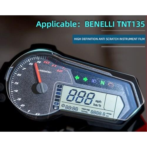 Motorcycle speedometer TPU Scratch proof Protection Film Dashboard Screen Instrument Film For Benelli TNT 135 125