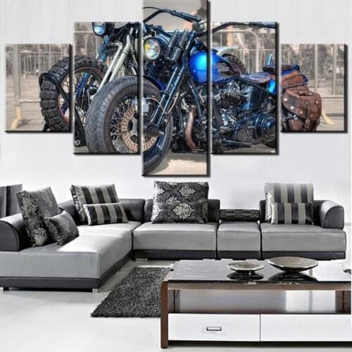 5pcs Full square round drill 5d diy diamond painting motorcycle 3d pictures cross stitch mosaic diamond embroidery sale WW094