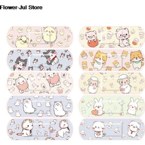 NEW 120pcs/set Band-aid Pattern Adhesive Plaster Bandage Breathable Waterproof Stick