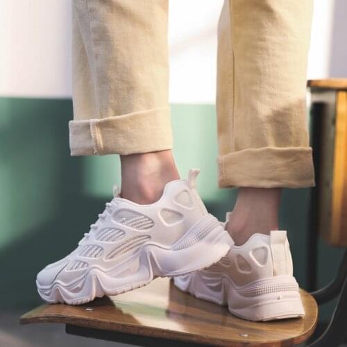 Spring and Autumn 2020 new platform versatile leisure sports shoes fashion daddy shoes net top breathable womens shoes X584