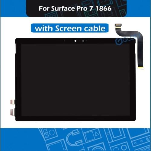 New Complete LCD Assembly For Microsoft Surface Pro 7 1866 LCD Display Touch Screen Digitizer Assembly