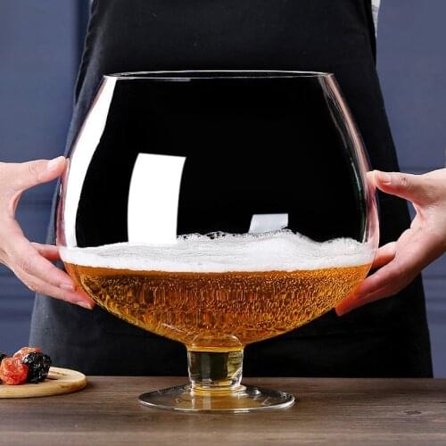 Oversized Giant Overlord Beer Glass Creative Internet Celebrity Large Capacity Tricky DraftSpoof Wine Glass Fish Tank