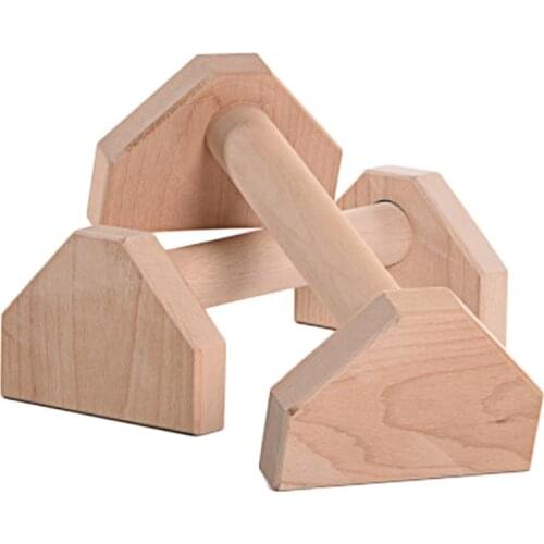Stretch Stand Wooden Single Double Bars Calisthenics Handstand Personalised Bars Wooden Push-Ups Double Rod