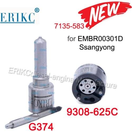 Common Rail Repair Kits 7135-573 Nozzle G374 Valve 9308-625C 28525582 for Injector A6710170121 EMBR00301D 33800-4A710 for Delphi