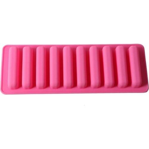 1 Pc Silicone Strip Shape Cake Finger Cookies Watter Bottle Ice Cream Molds