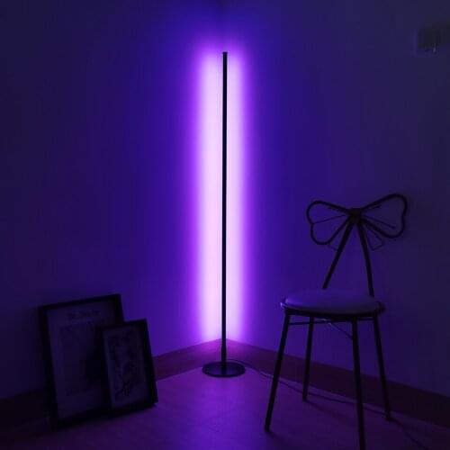 Modern RGB Colorful Standing Lamp Nordic Indoor Decor Floor Lamp Living Room Bedroom Bedside Floor Lights Home Decor luminaries
