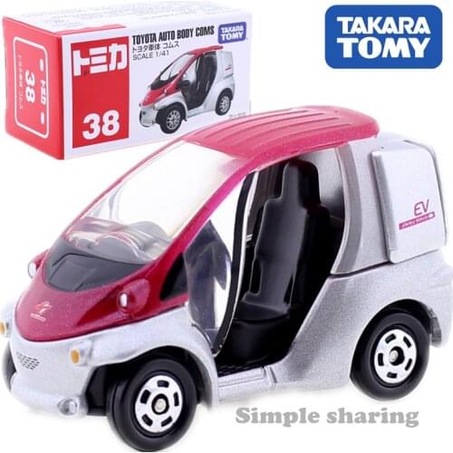 Takara Tomy Tomica No.38 Toyota Auto Body Coms Electric Car Scale 1/41 Hot Pop Kids Toys Motor Vehicle Diecast Metal Model New
