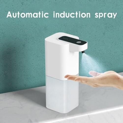 Alcohol Spray Foam Liquid Automatic Sensor Hand Free Smart Liquid Sensor Soap Touchless Dispenser Pump For Kitchen Bathroom