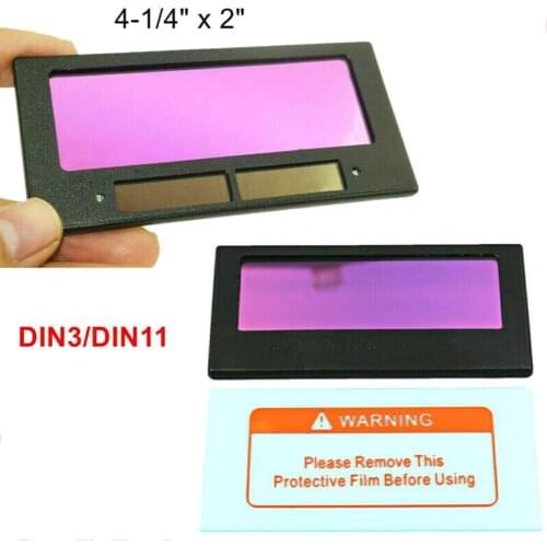 1Pc Auto Darkening Welding Lens For Welding Equipment Darkening Color Lens True Powered Filter Auto Screen Shade Large Solar