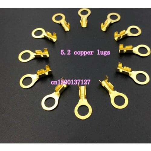 100pcs DJ4311-5B round lugs terminals M5 line terminals nose openings