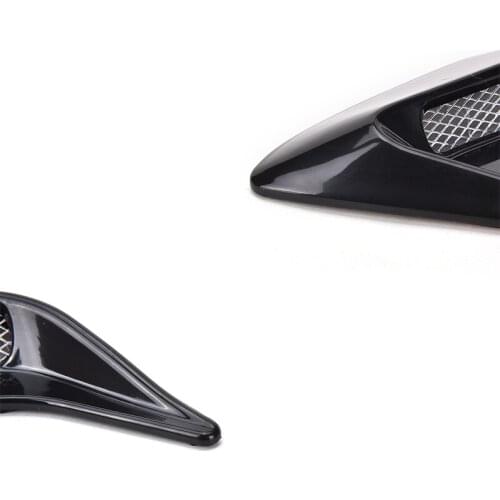 2pcs Car Auto Side Vent Air Flow Fender Intake Sticker Car Simulation Side Vents Decorative