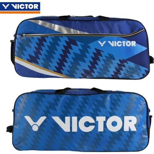 2020 Original Victor Badminton Bag Shoulder Rectangular Bag Victor Tennis Premium for 6 pcs racket BR9609