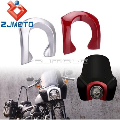 5.75 inch Head Lamp Headlight Fairing Trim Bezel Cover Mask For Harley Dyna Street Bob Fat Bob Sport Super Glide FXDL FXDF FXDB