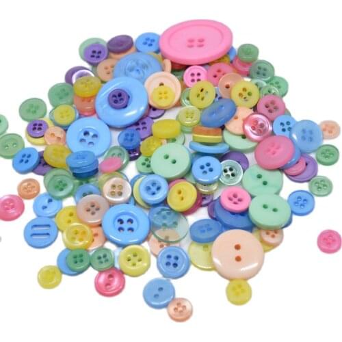 50g Mixed Button Fashion Buttons for Craft And DIY Button Spring Colours Scrapbooking Easter Day decoration