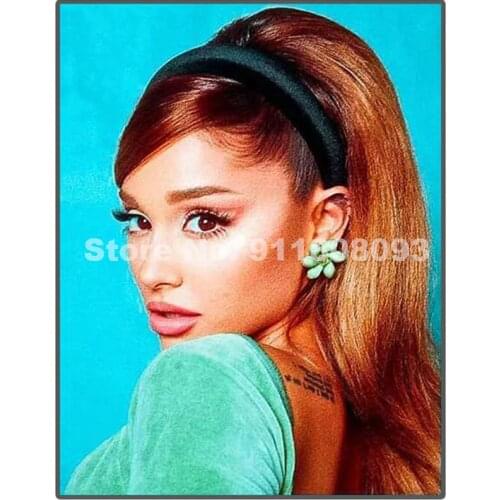 5D Diy Diamond Painting Resin Cross Stitch Kits Diamond Embroidery Ariana Grande Pop Music Star Diamond Mosaic Home Wall Decor